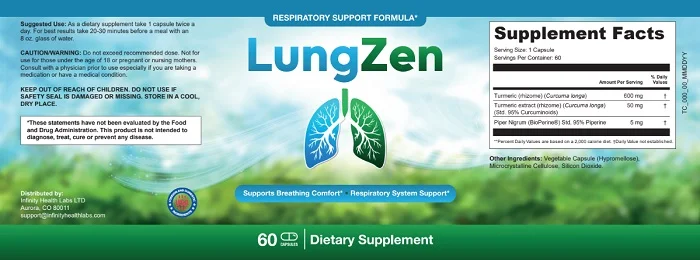 LungZen Product Label